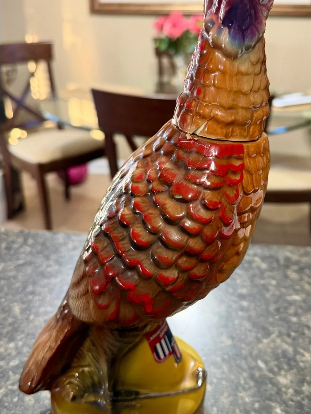 1972 Austin Nichols Wild Turkey porcelain decanter